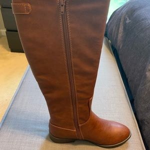 Tall brown boots